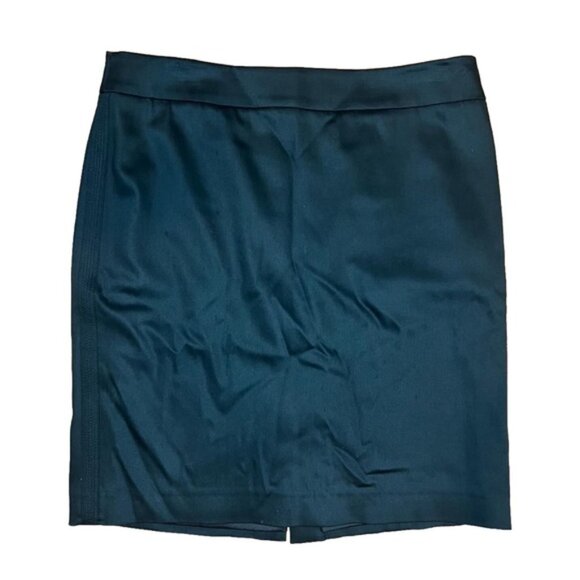 ELIE TAHARI Lined Mini Pencil Back Slit Skirt VIRGIN WOOL Blend E027A304 Sz 6 - Picture 1 of 9